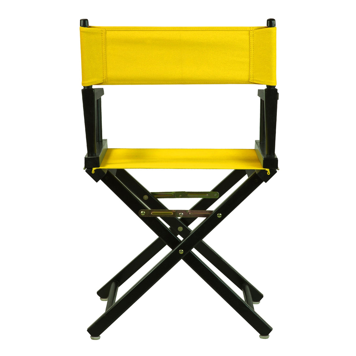 18" Black Frame-Gold Canvas Director Chair S2255