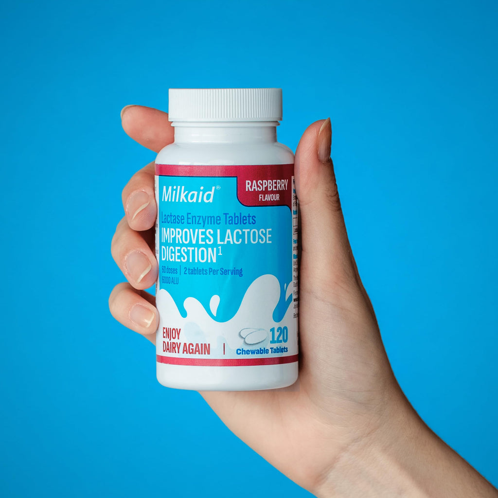 Chewable Lactase Enzyme Tablets 360 Tablets Raspberry T5454