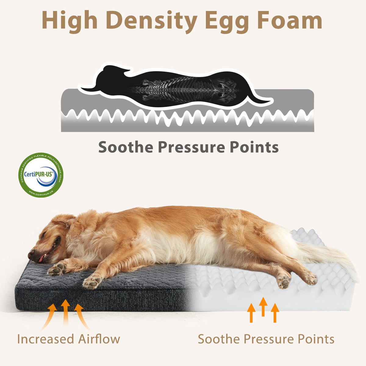 XL Waterproof Orthopedic Dog Bed X711851