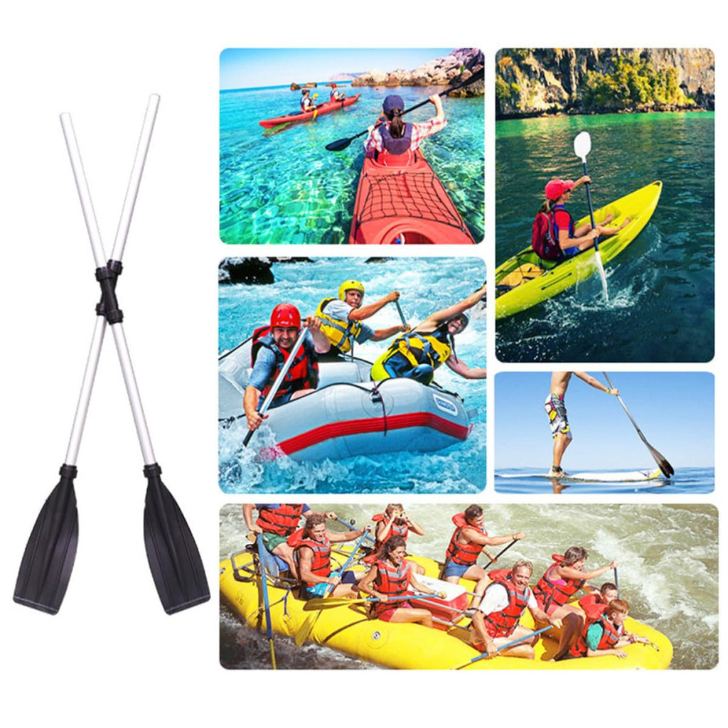 Boat Paddle Detachable Aluminum Alloy 2 Pairs G4805