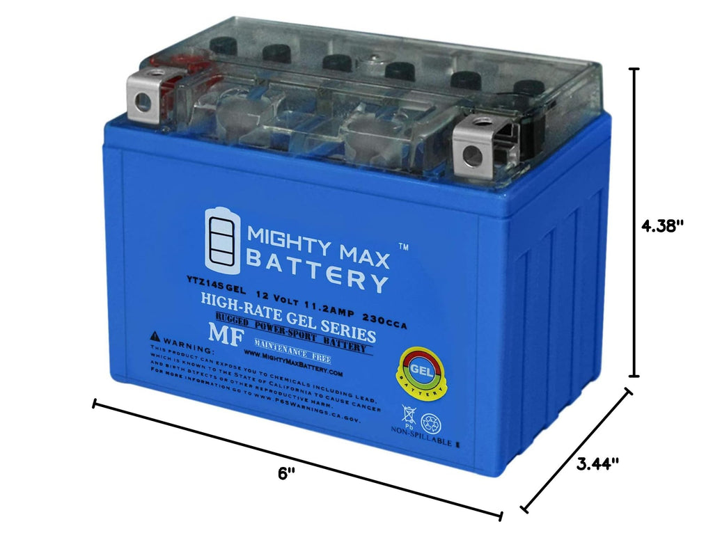 12V 11.2AH 230CCA GEL Replacement Battery R758681