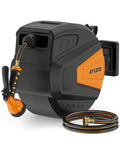 1/2"x100ft Retractable Wall Mount Garden Hose Reel C662048