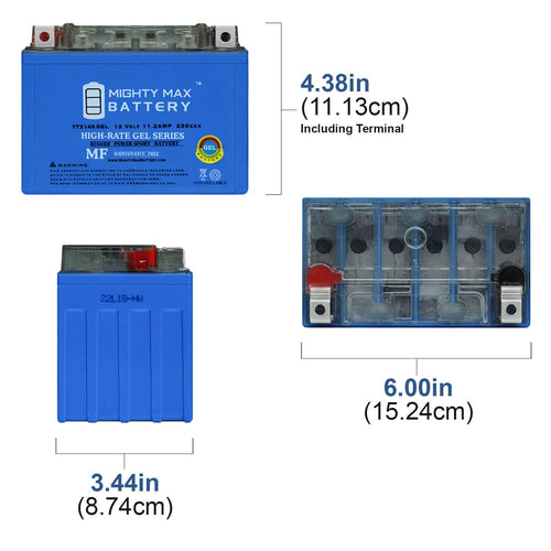 12V 11.2AH 230CCA GEL Replacement Battery R758681
