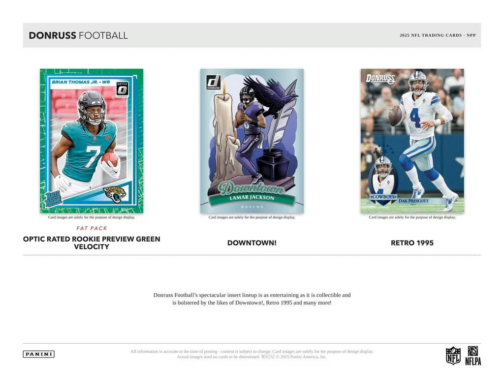 2025 Donruss Football 24-Pack Box H6648