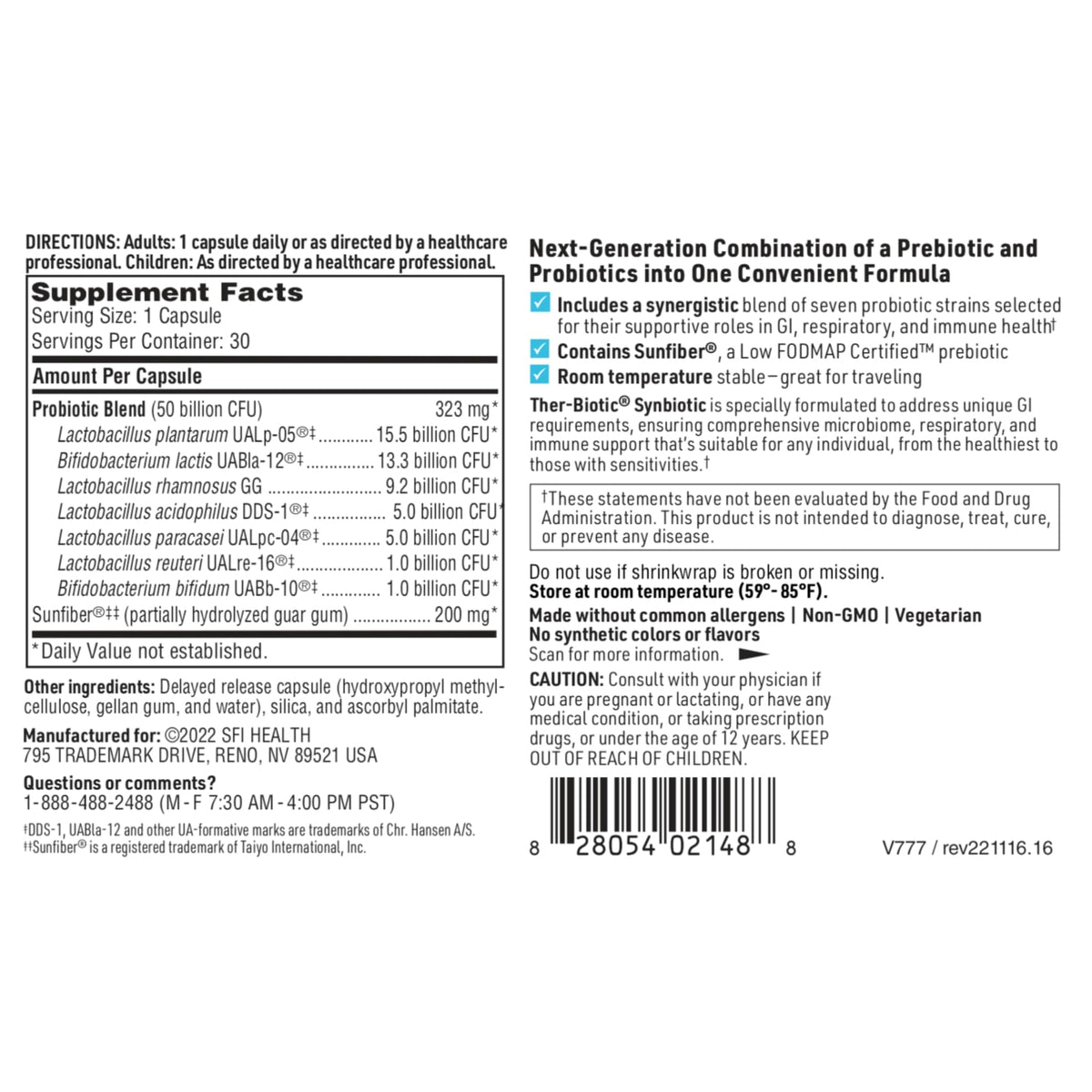 30 Count Probiotic S38417