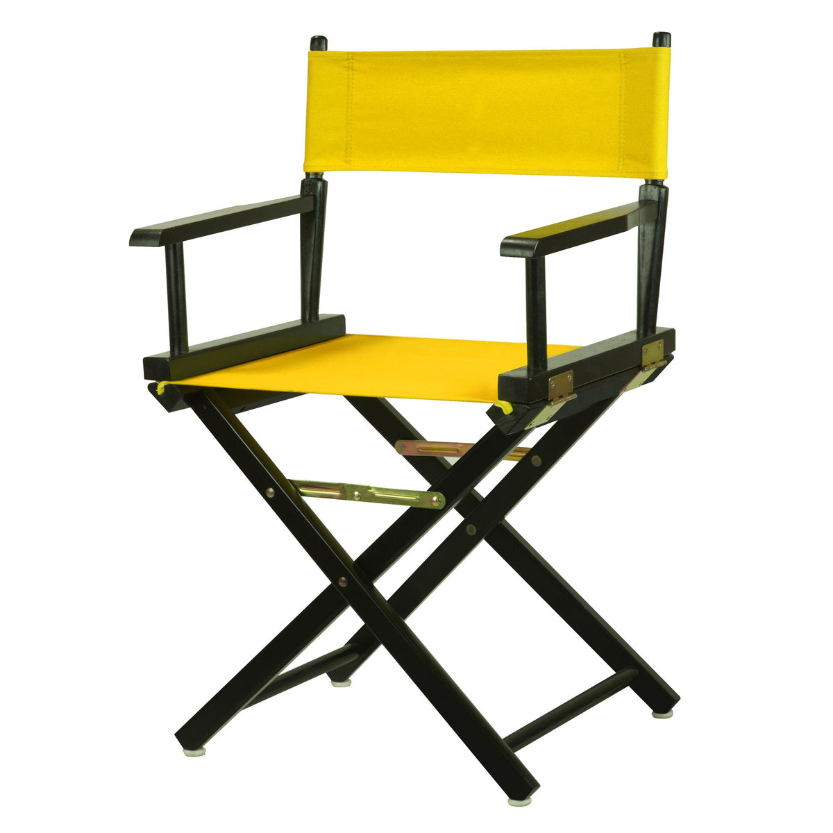 18" Black Frame-Gold Canvas Director Chair S2255