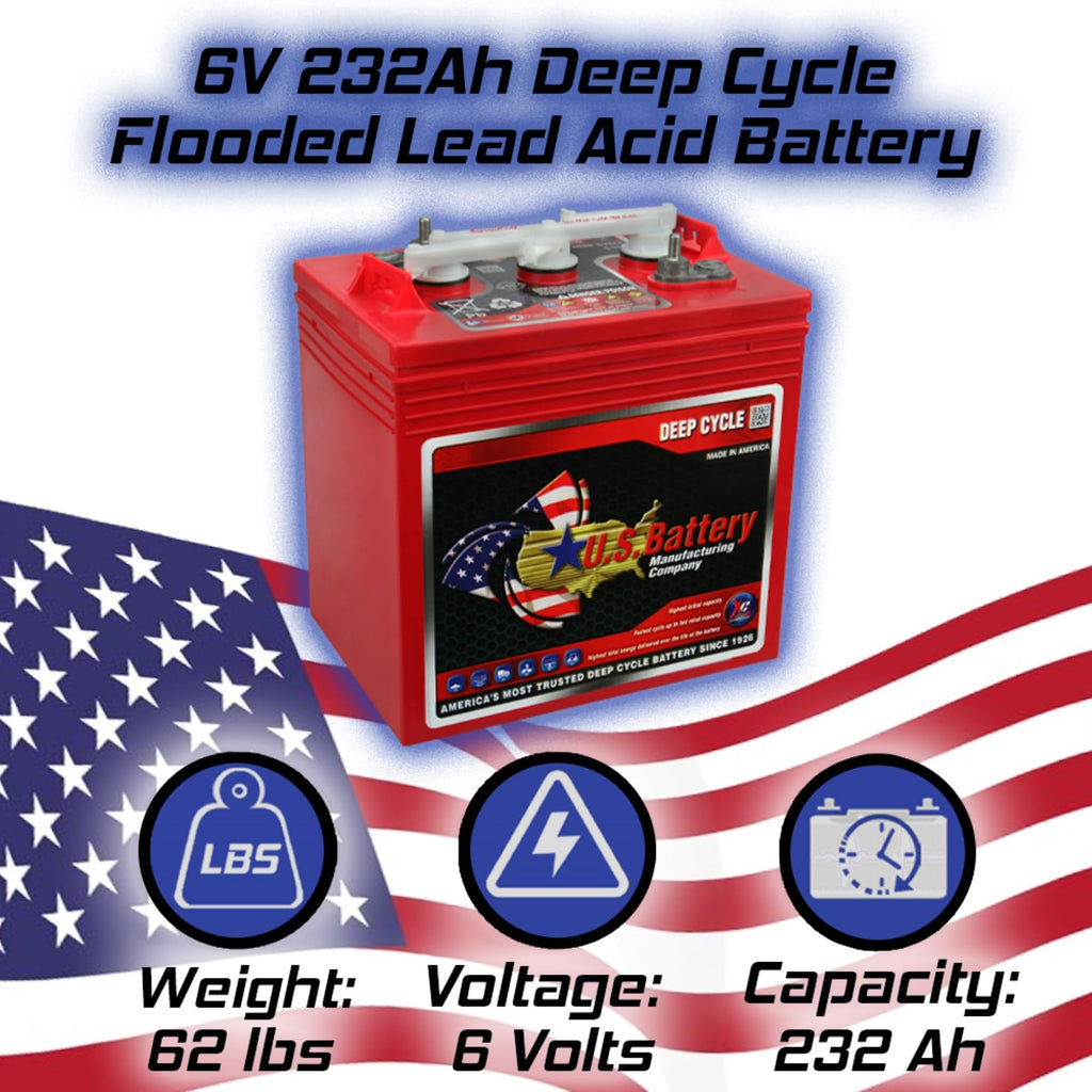 6 Volt 232 Amp Hours GC2 4 Pack K676