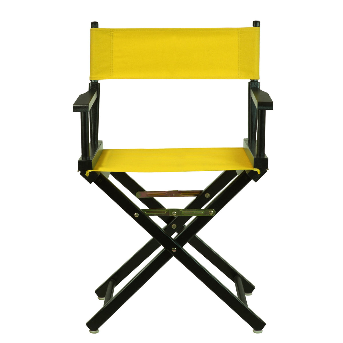 18" Black Frame-Gold Canvas Director Chair S2255
