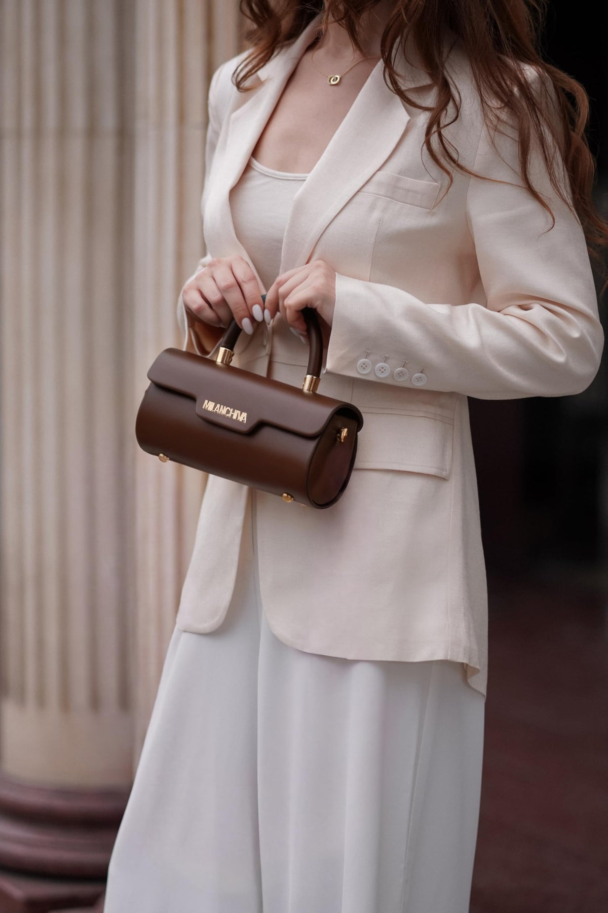 Crossbody Bag with Top Handle and Adjustable Strap L2427