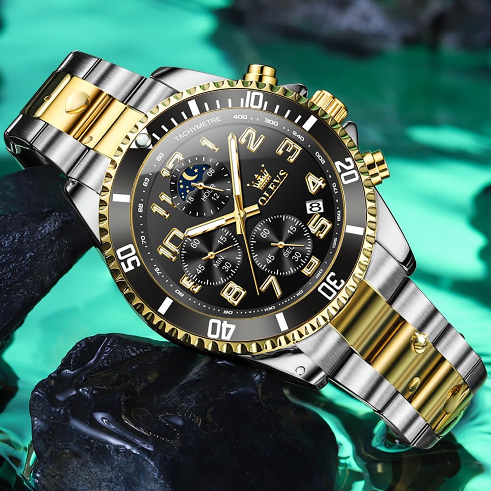 Mens Stainless Steel Waterproof Analog Watch E152992