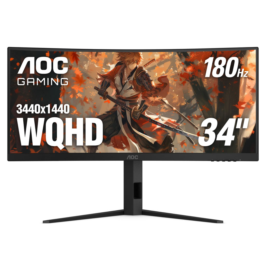 34" Curved Gaming Monitor UWQHD 180Hz VA M3233