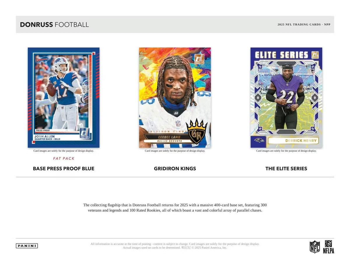 2025 Donruss Football 24-Pack Box H6648