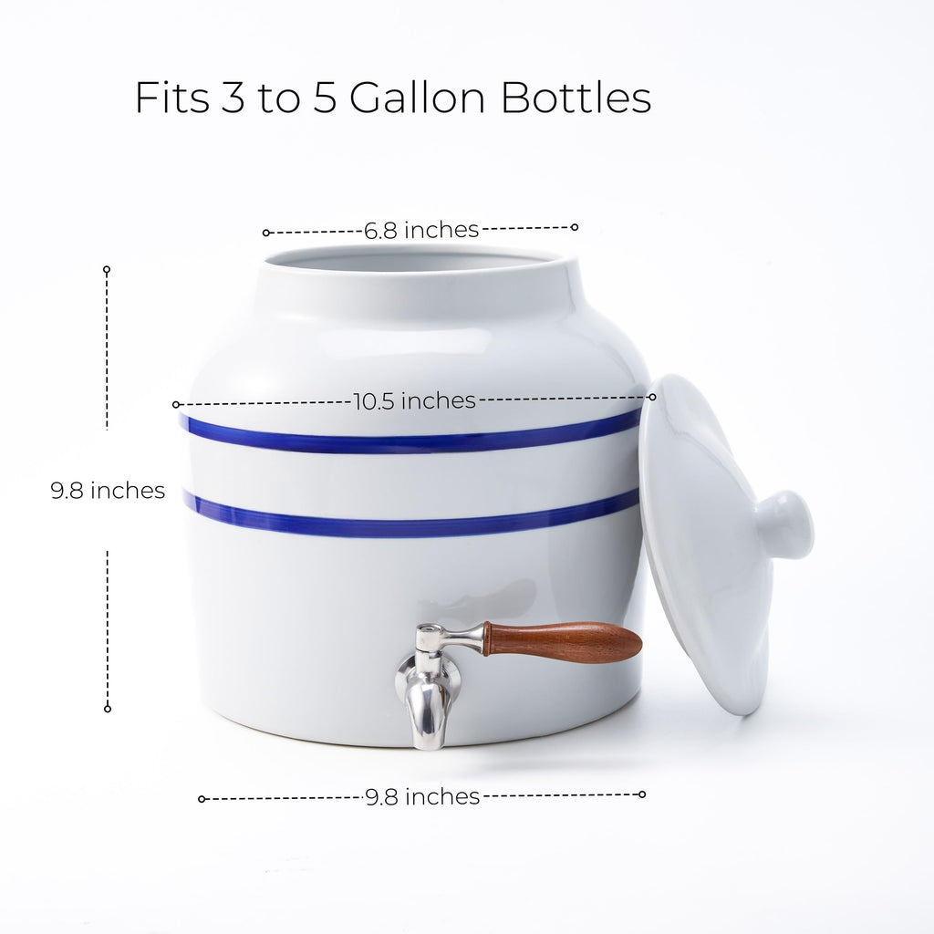 Ceramic Water Dispenser for 3-5 Gallon Bottles T138329