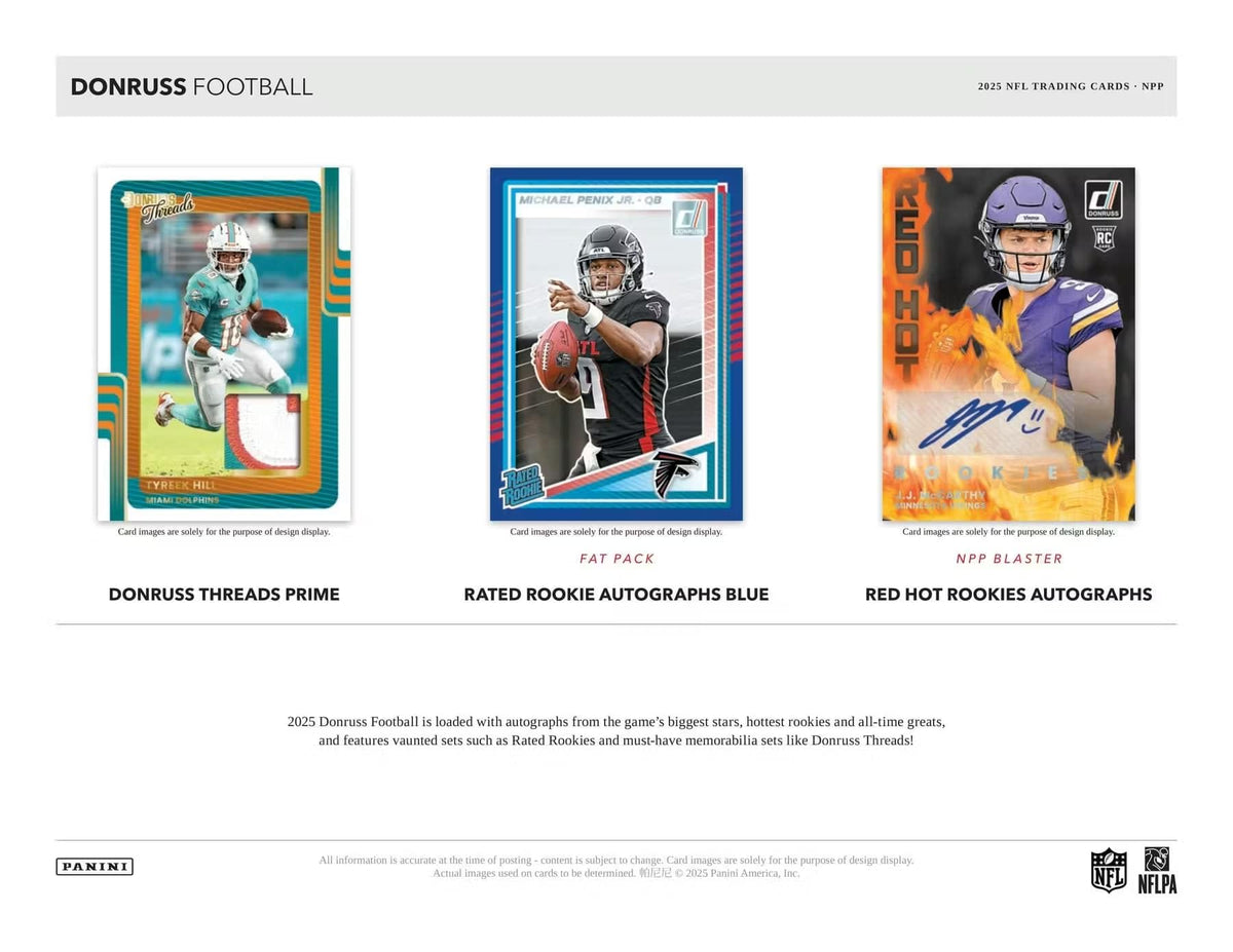 2025 Donruss Football 24-Pack Box H6648