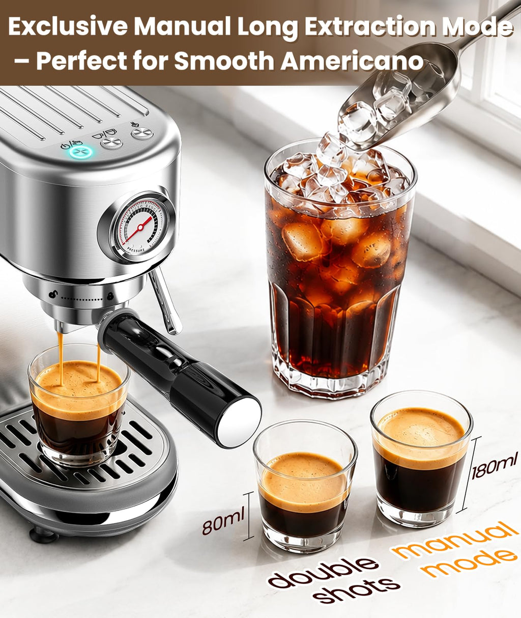 20 Bar Espresso Machine with Milk Frother E17930