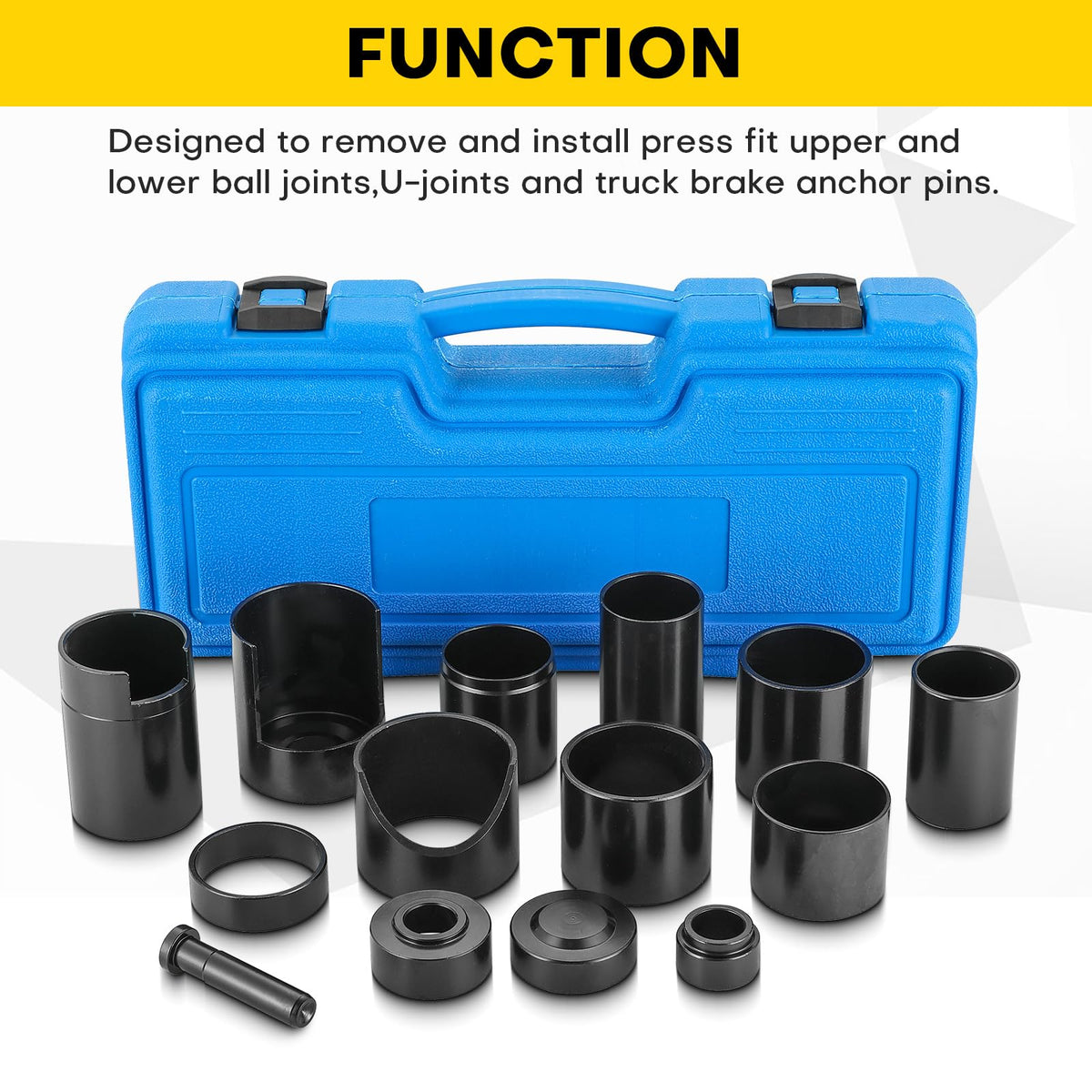 14PCS Ball Joint Remover Installer Adapter Tool Set F111