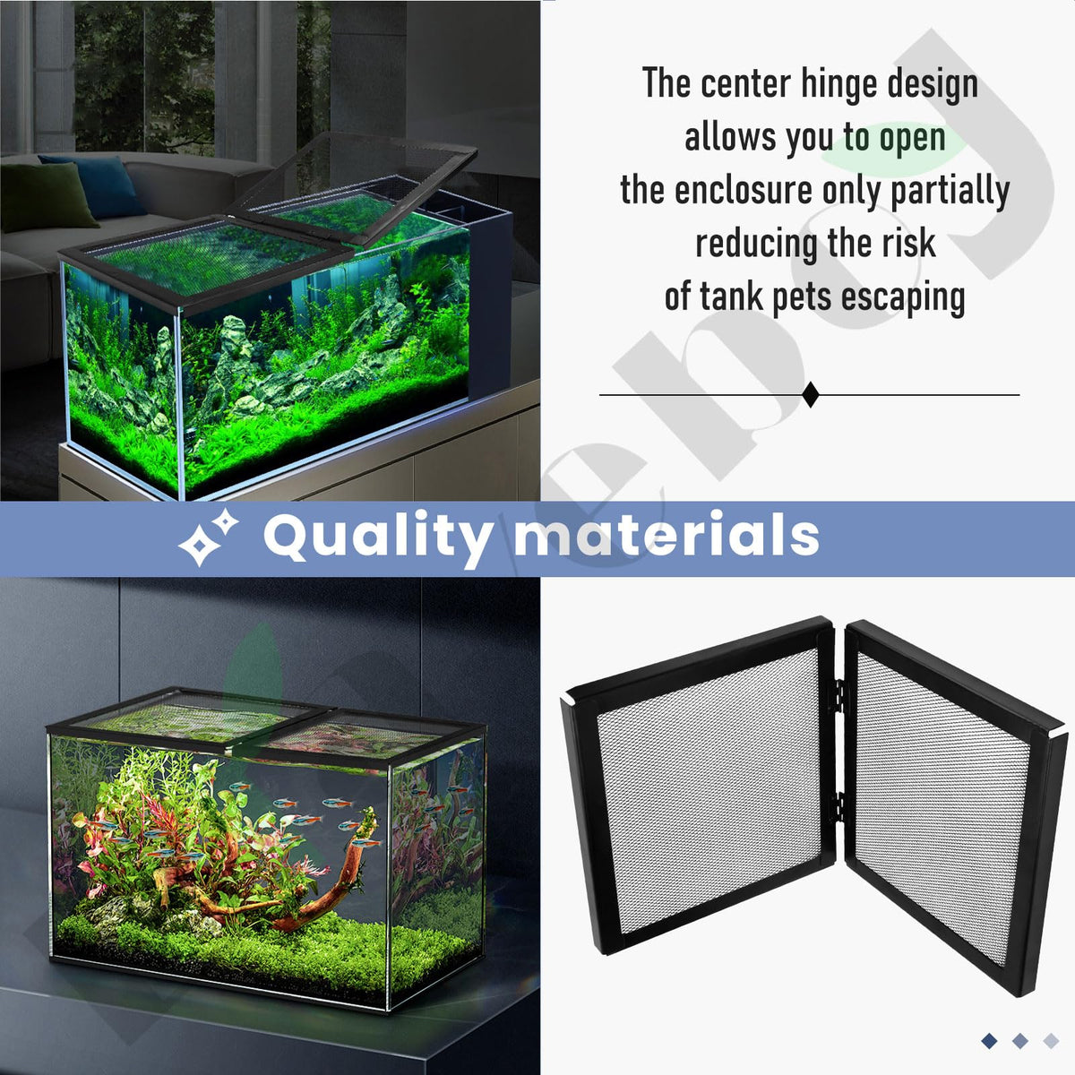 10-Gallon Screen Cover for Aquariums and Glass Tanks K24156