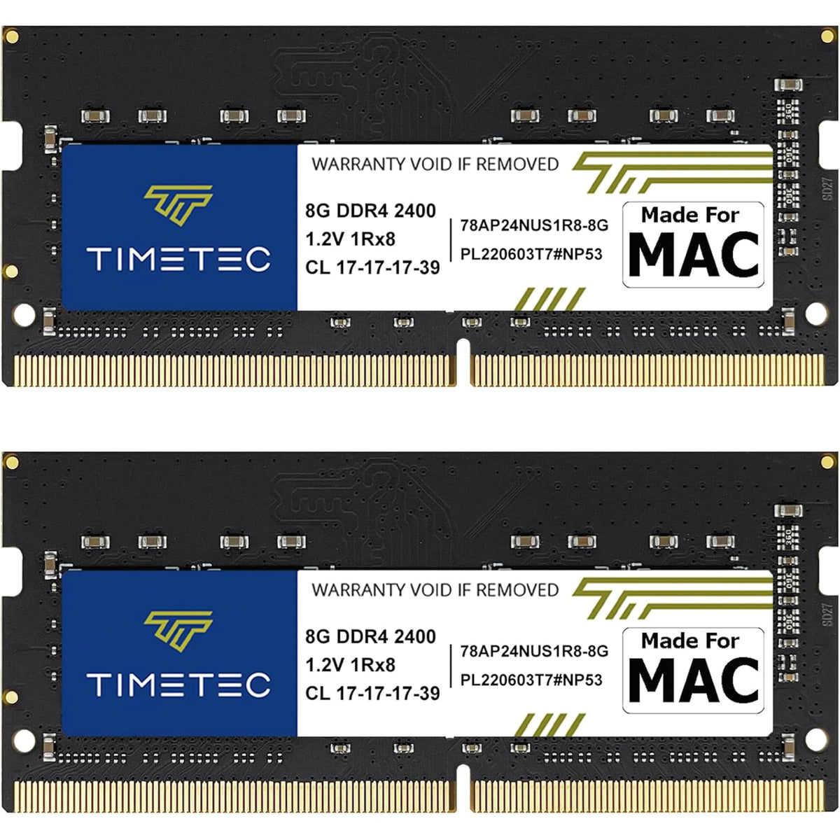 16GB Kit 2x8GB DDR4 2400MHz SODIMM RAM B513030