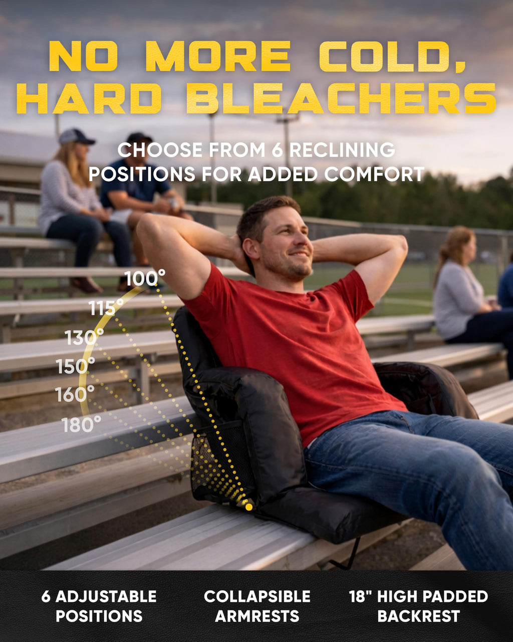 Stadium Seat with Back Support H5031