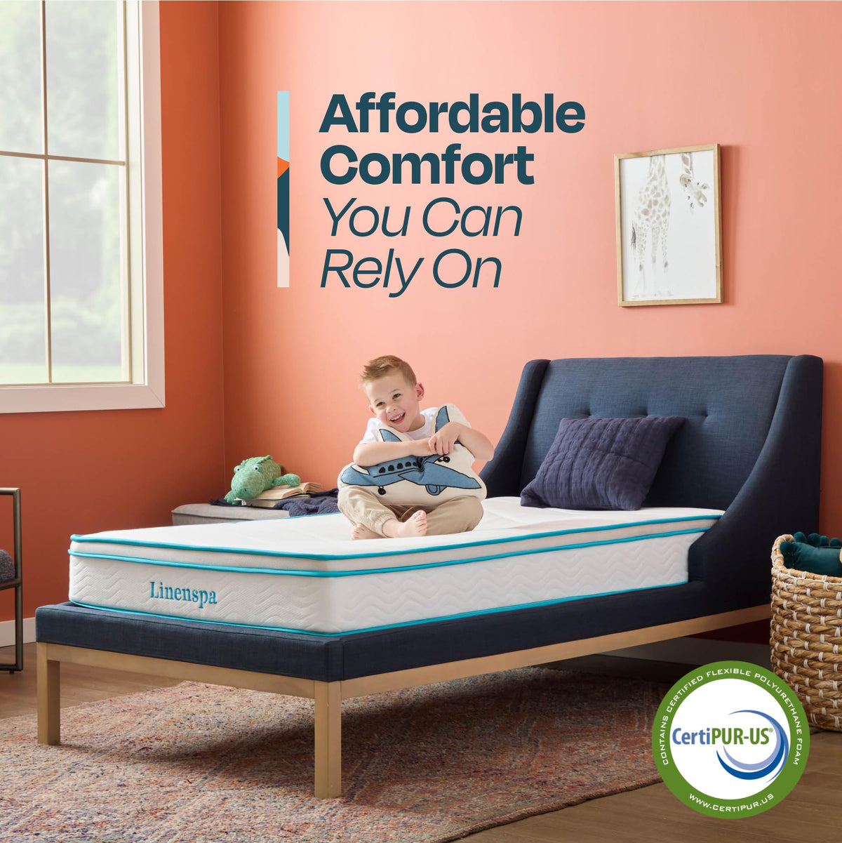 8 Inch Hybrid Twin Mattress Y304148