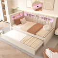 White Twin Size Daybed with Trundle I58303