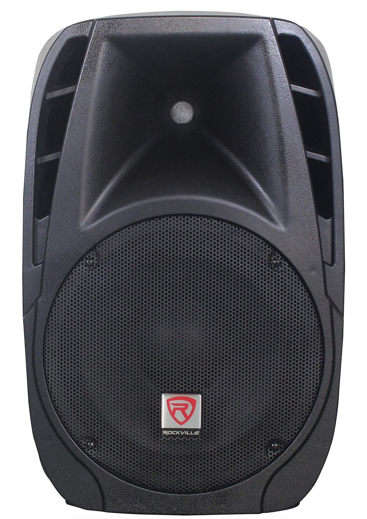 12" Passive PA Speaker System with Metal Wired Mics and Stands X13626