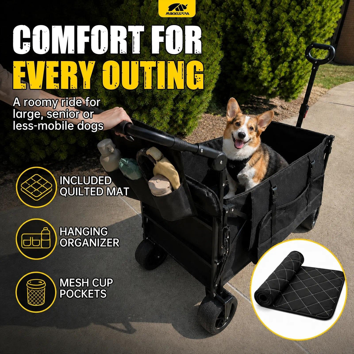 Folding Dog Wagon with Ramp B57720