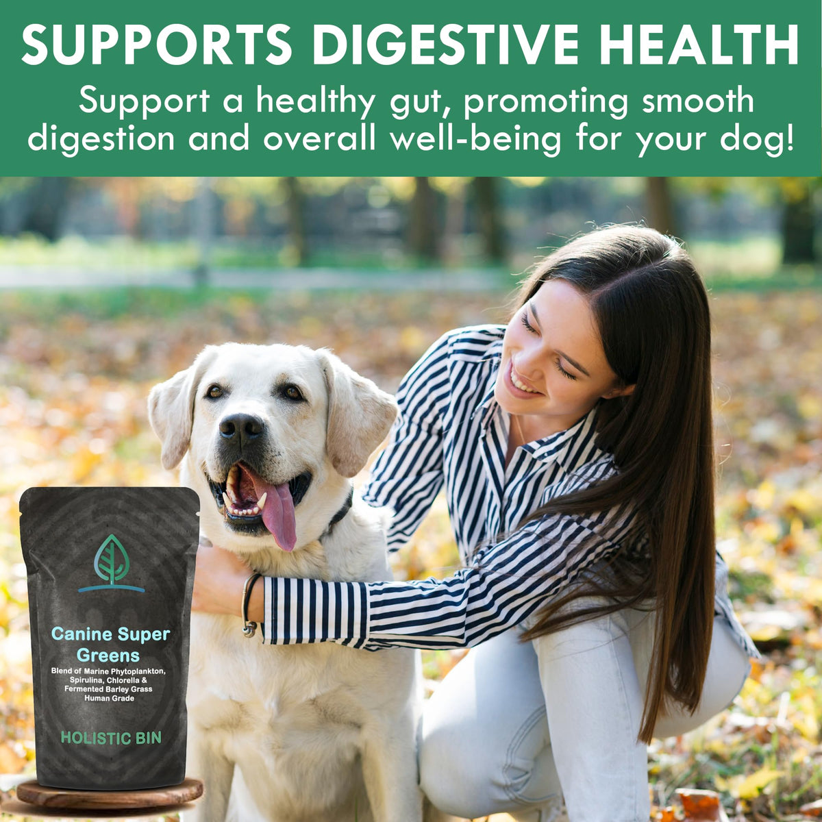 Plant-Based Dog Food Toppers Supplement Powder 50g B568736