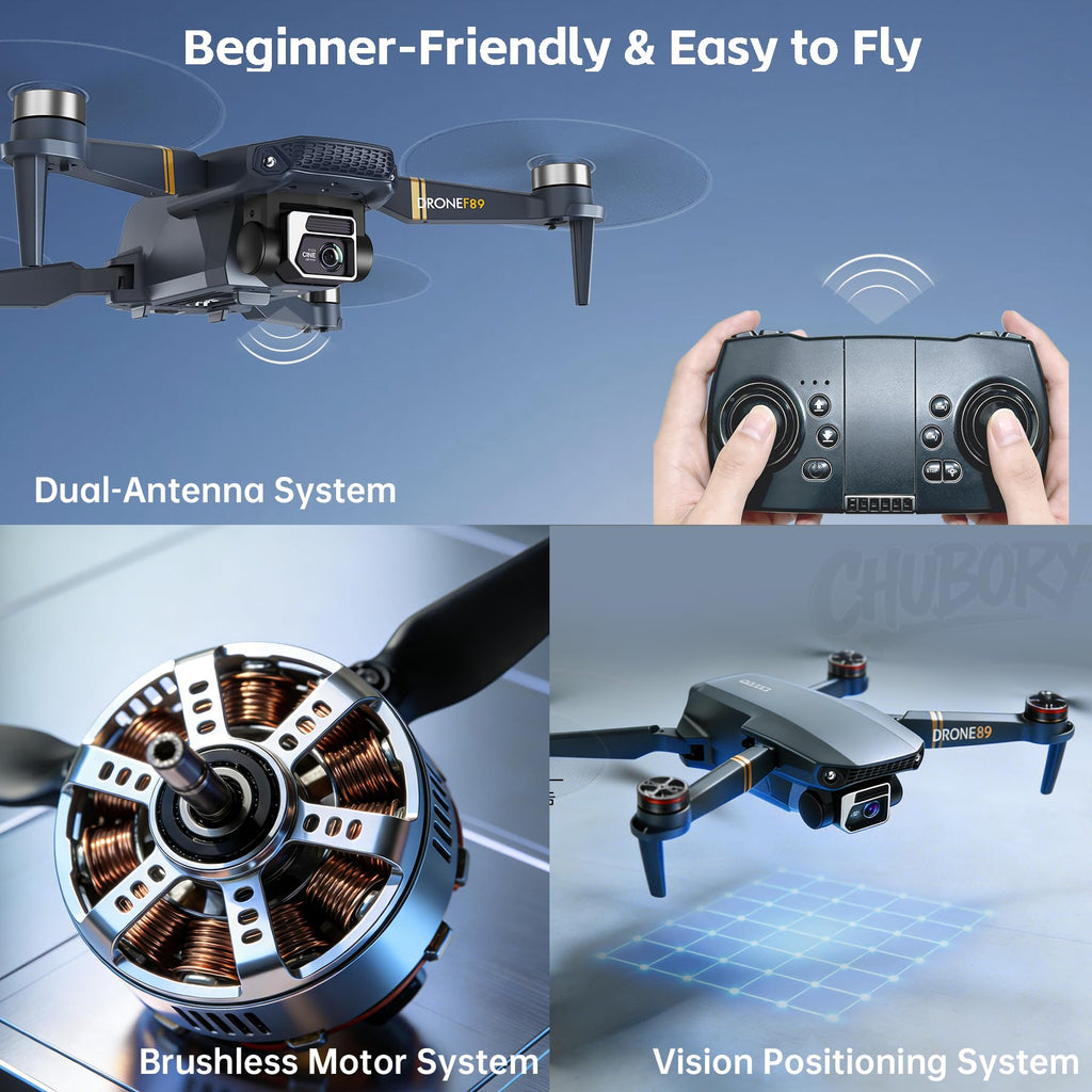 4K Camera Drone with 3 Batteries M473