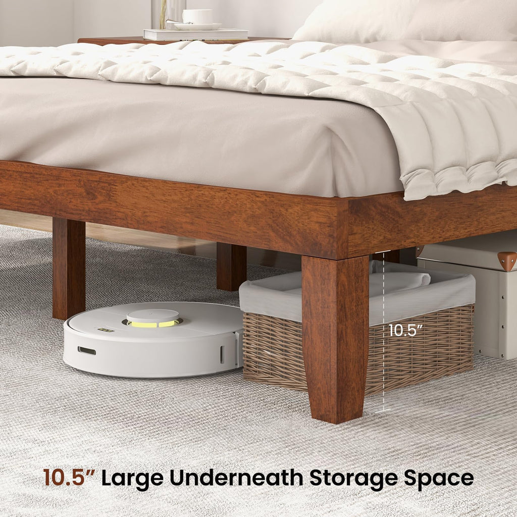 14 Inches Wood Platform Bed Frame King Size N633607
