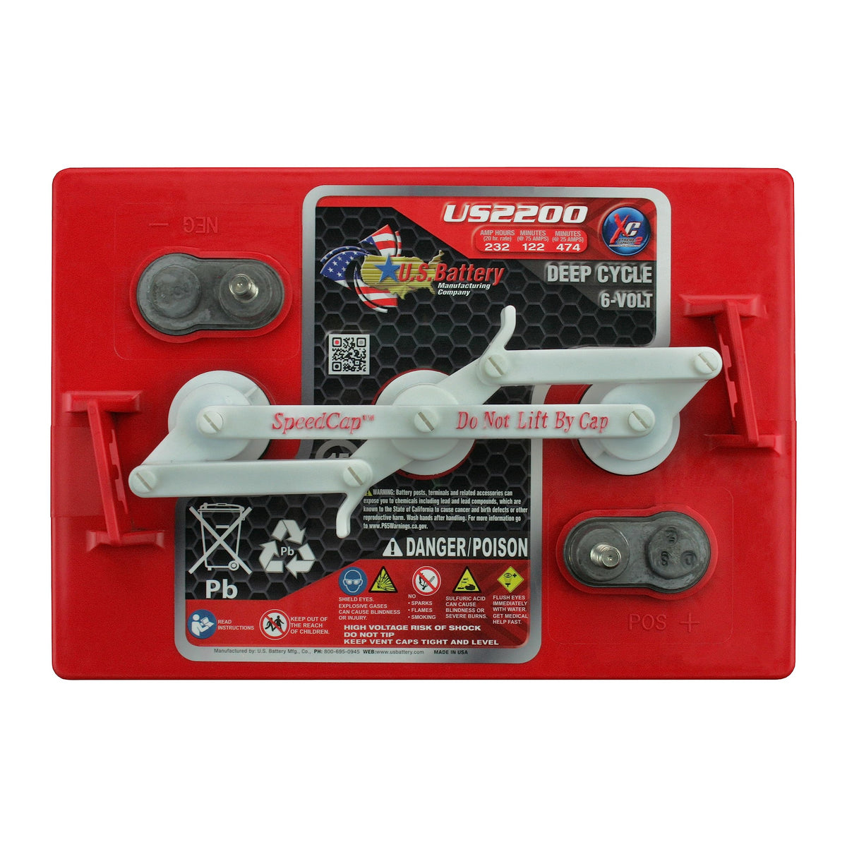 6 Volt 232 Amp Hours GC2 4 Pack K676