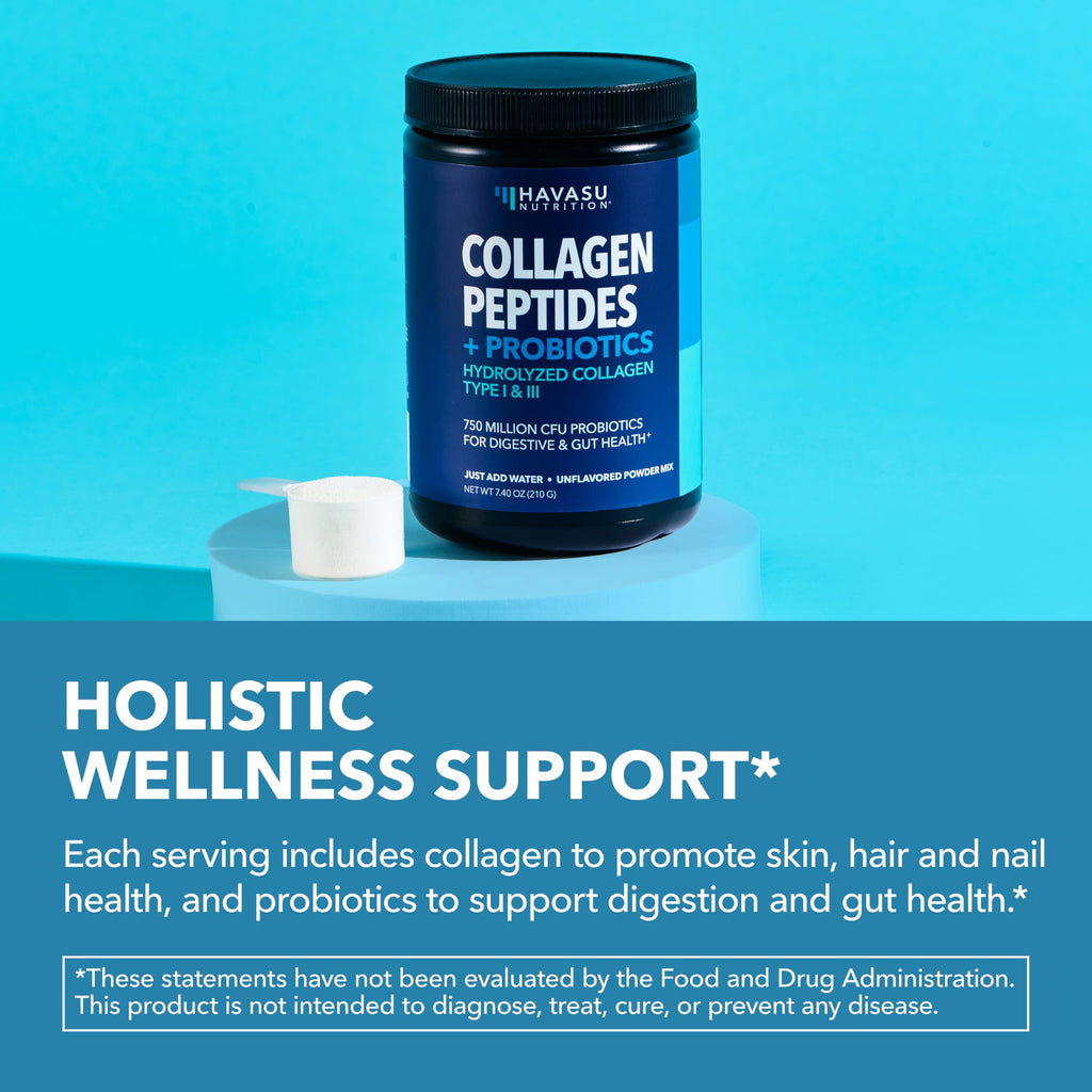 Unflavored Collagen Peptides Powder with Probiotics T257