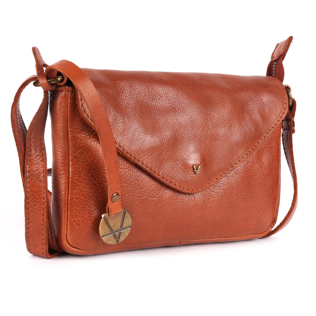Italian Leather Small Crossbody Sling Bag A682744