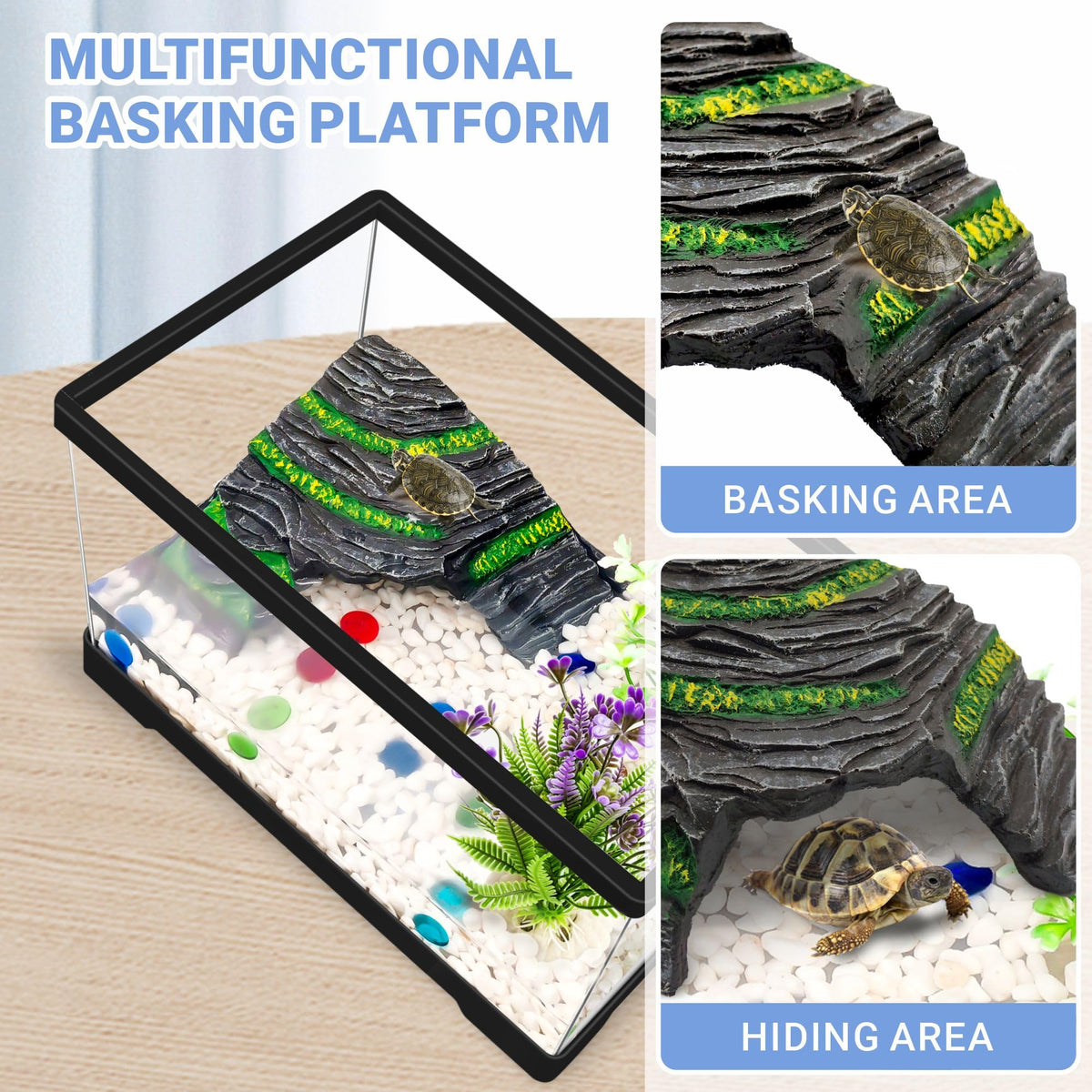 Mini Turtle Tank Kit with Adjustable Lamp and Lid R73702