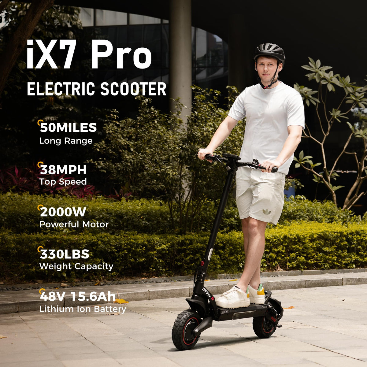 Electric Scooter with Off-Road Tires H50107