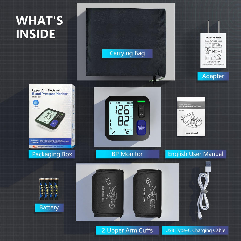 Automatic Digital Blood Pressure Machine with 2 Size Cuffs K818