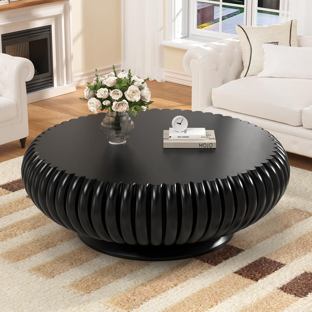 Round Fluted Drum Coffee Table M499522