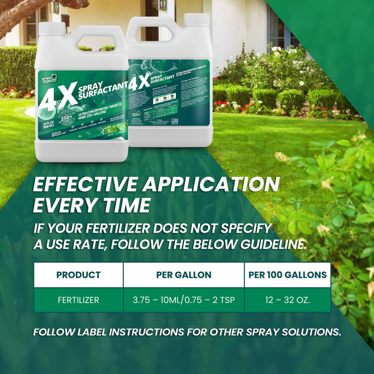 32oz 4X Non Ionic Surfactant Concentrated Wetting Agent O410