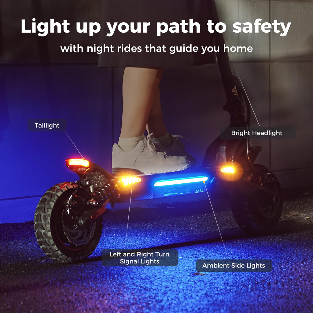 Electric Scooter with Off-Road Tires H50107
