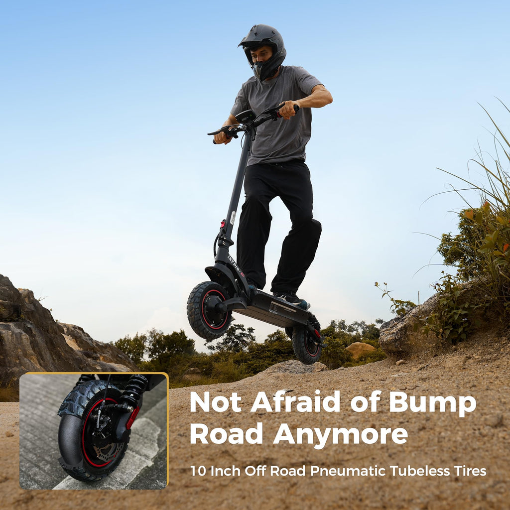 Electric Scooter with Off-Road Tires H50107