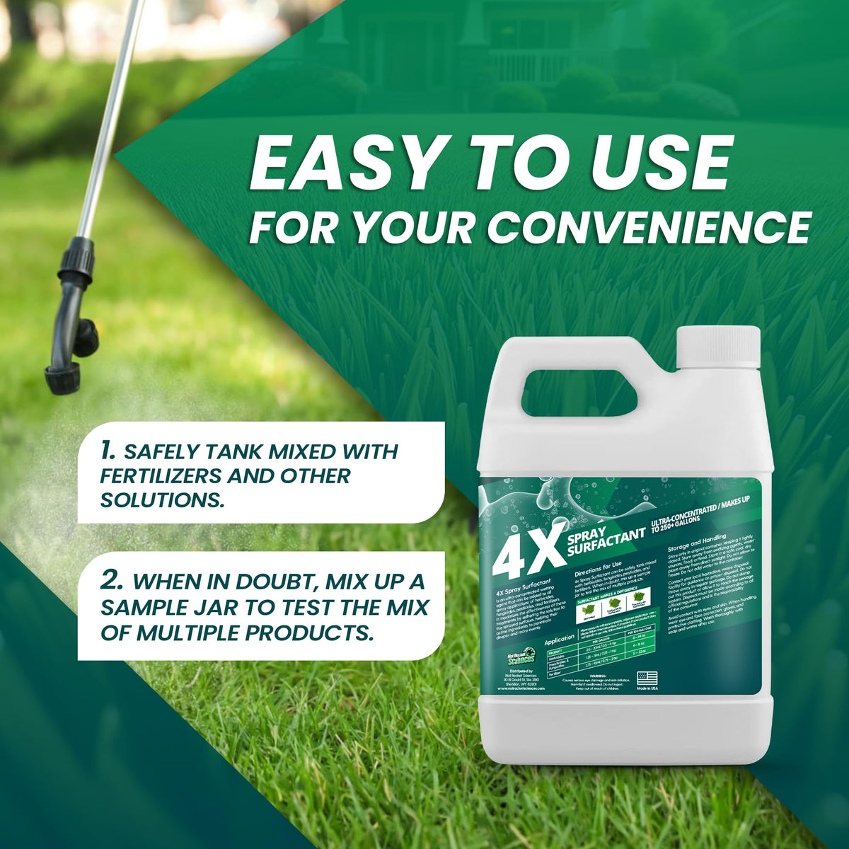 32oz 4X Non Ionic Surfactant Concentrated Wetting Agent O410