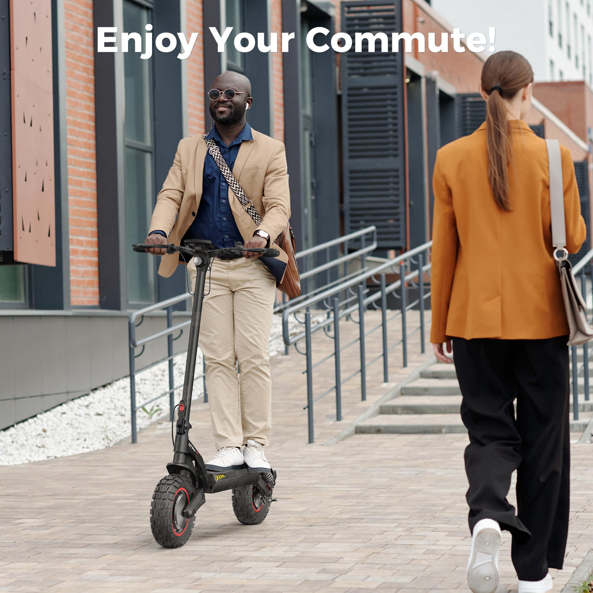 Electric Scooter with Off-Road Tires H50107