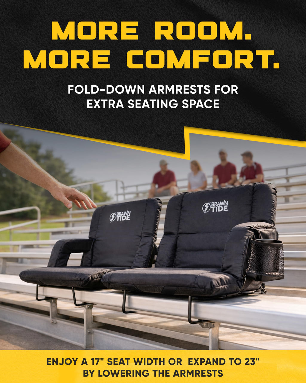 Stadium Seat with Back Support H5031