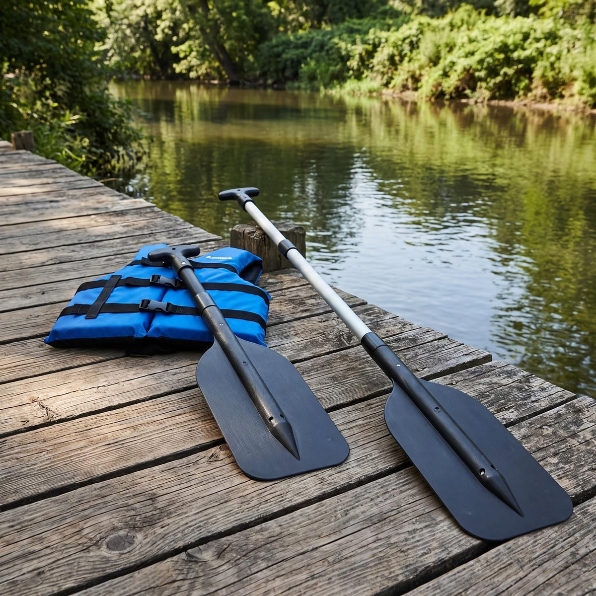 Telescopic Kayak Paddle Aluminum T-Handle X694