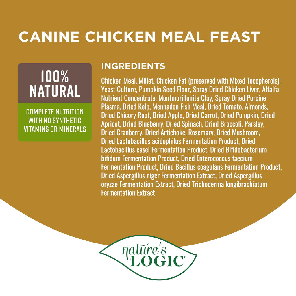 Dry Dog Food Chicken Meal Kibble 4.4 lb C12640