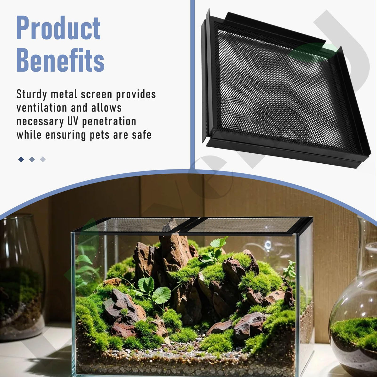 10-Gallon Screen Cover for Aquariums and Glass Tanks K24156