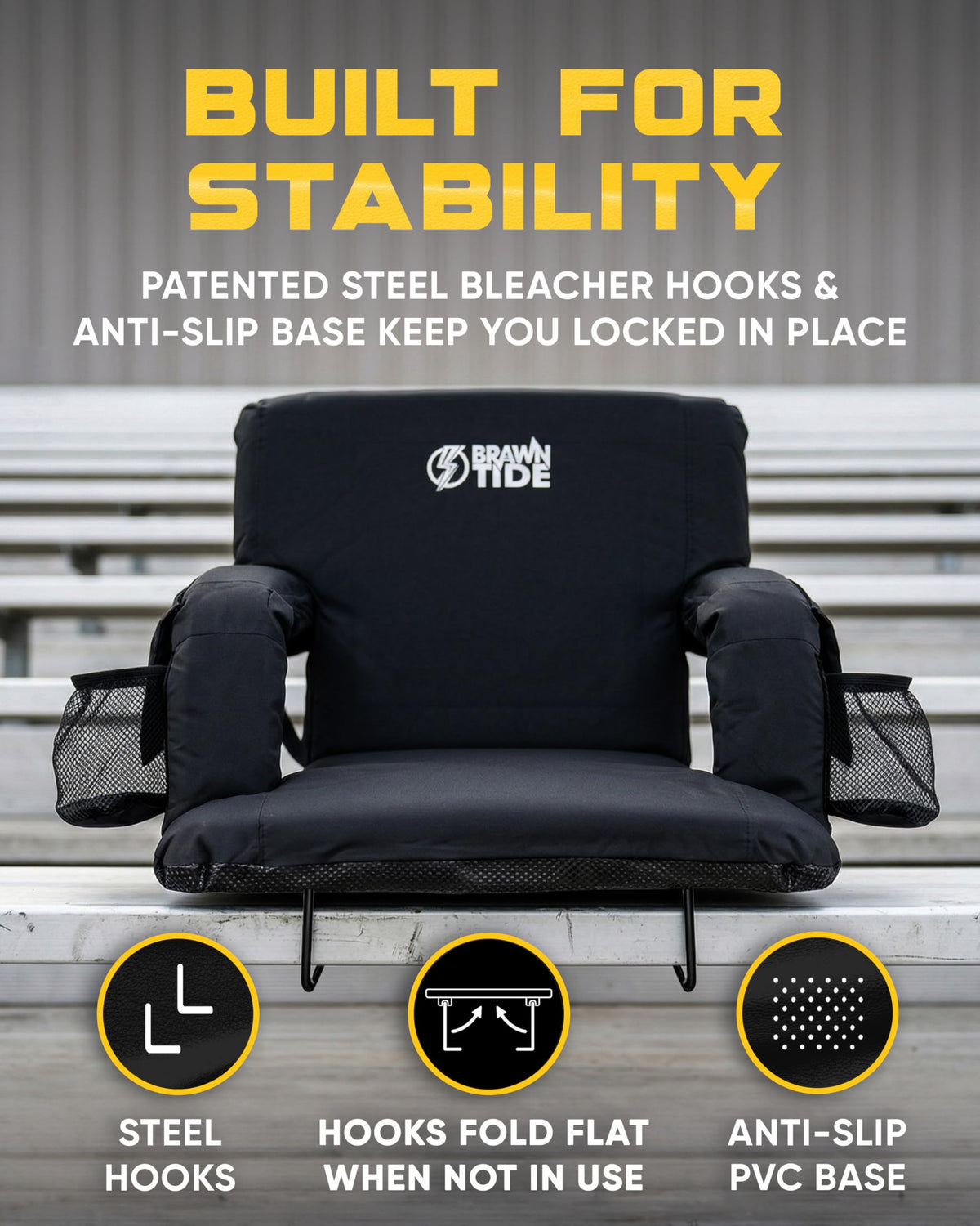 Stadium Seat with Back Support H5031