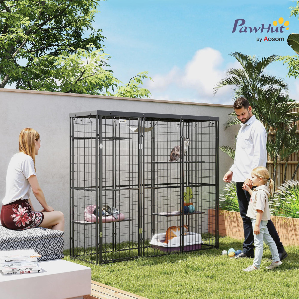 4-Level 69" Large Catio W117891