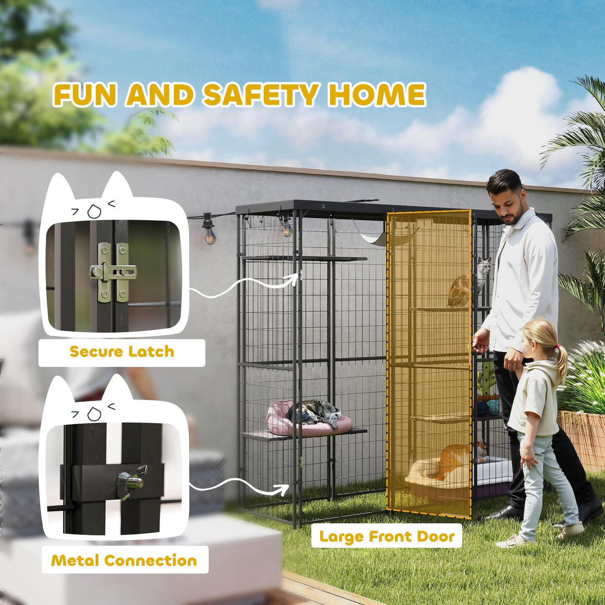 4-Level 69" Large Catio W117891
