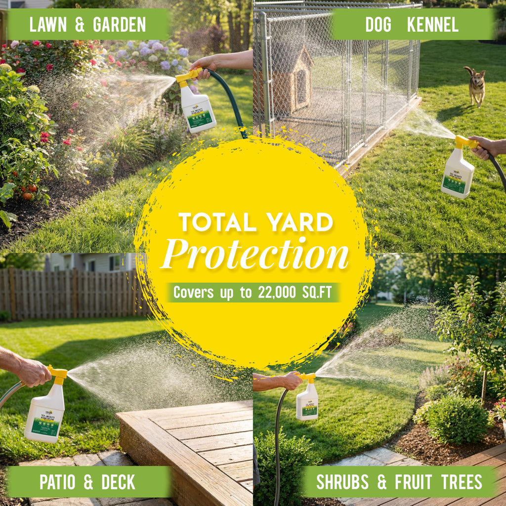Plant-Derived Essential Oils Outdoor Yard Spray Refill Concentrate 32 oz D738906